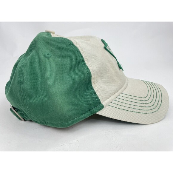 Reebok Face Off Pittsburgh Penguins St Patrick's Day Green Tan Strapback Hat NWT - Picture 3 of 8